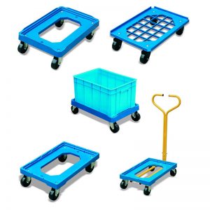 PD250 plastic container dolly